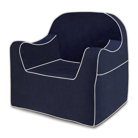 PKOLINO Pkolino PKFFRCNBL Reader Chair; Navy Blue with White Piping PKFFRCNBL